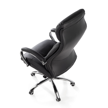 sillon de oficina negro everest piel sintetica brazos tapizados 8