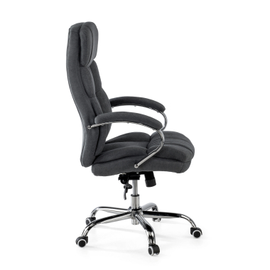 sillon de oficina negro harmony tela brazos tapizados 7