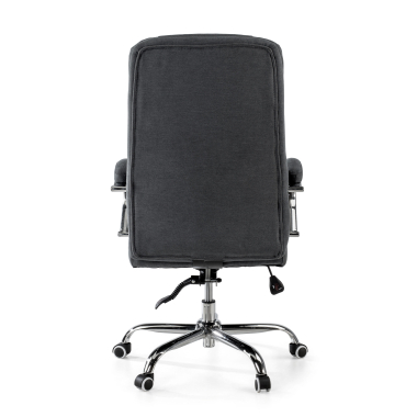 sillon de oficina negro harmony tela brazos tapizados 6