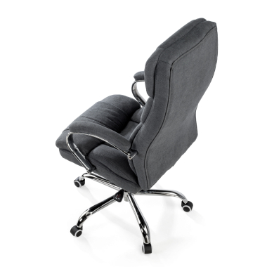 sillon de oficina negro harmony tela brazos tapizados 8