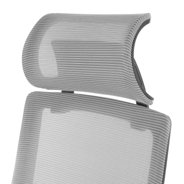 silla de oficina gris apollo malla brazos regulables 3d soporte lumbar reposacabezas 9