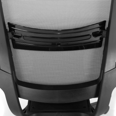 silla de oficina gris apollo malla brazos regulables 3d soporte lumbar reposacabezas 6