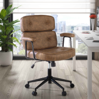 Silla Escritorio de diseño Royale, asiento acolchado