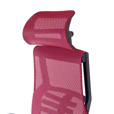 silla ergonomica rojo estructura negra malla brazos regulables 5d soporte lumbar reposacabezas 10