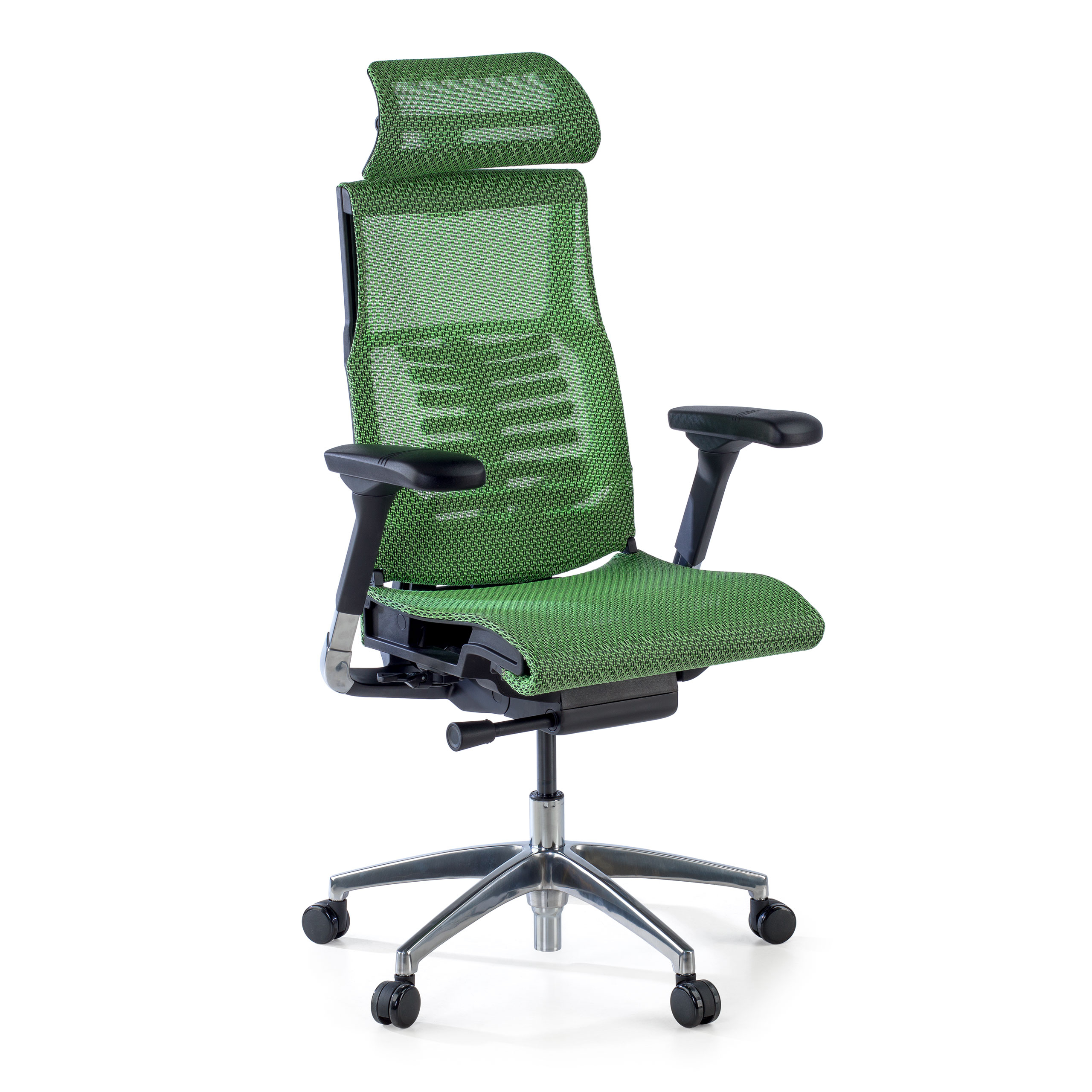 Silla Ergonómica Pofit2, modelo premium, estructura negra