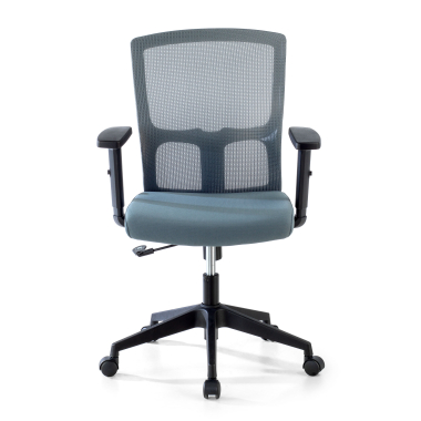 silla giratoria gris pivot malla brazos regulables 1d 3