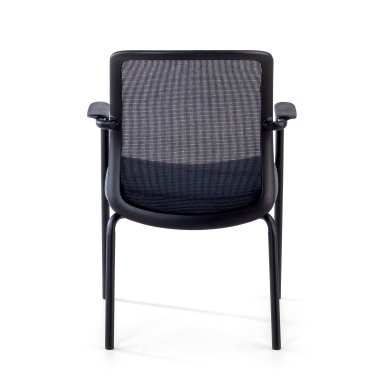 silla de visita gris siena malla brazos fijos 6