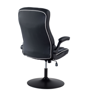 silla gaming blanco piel sintetica brazos abatibles 8
