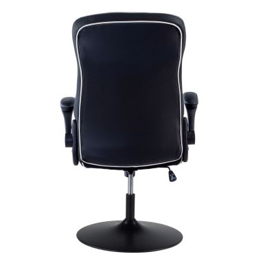 silla gaming blanco piel sintetica brazos abatibles 9