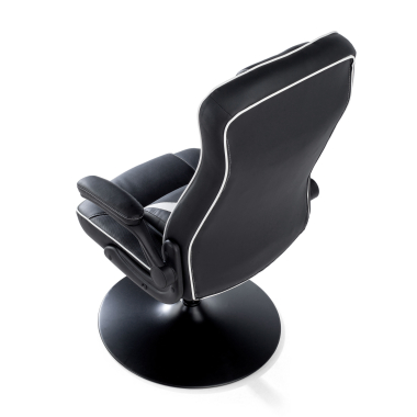 silla gaming blanco piel sintetica brazos abatibles 7
