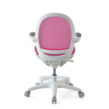 silla de escritorio infantil rosa ergokid malla brazos abatibles 7