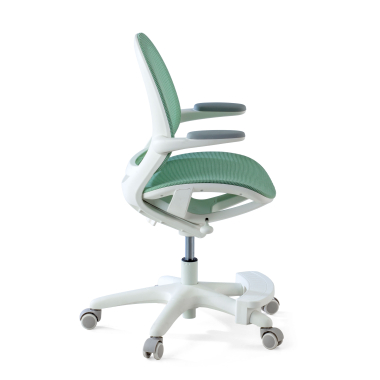 silla de escritorio infantil verde ergokid malla brazos abatibles 4
