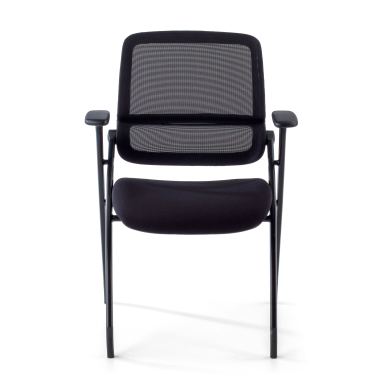 silla confidente negro silla malla brazos moviles 7