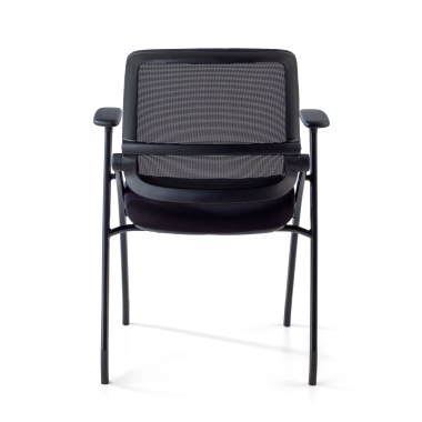 silla confidente negro silla malla brazos moviles 13