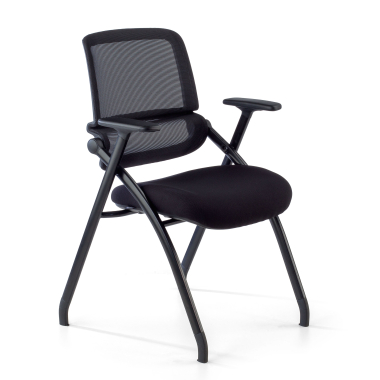 silla confidente negro silla malla brazos moviles 1