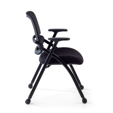 silla con pala negro silla con ruedas malla brazos moviles 10