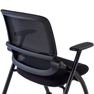 silla con pala negro silla con ruedas malla brazos moviles 11