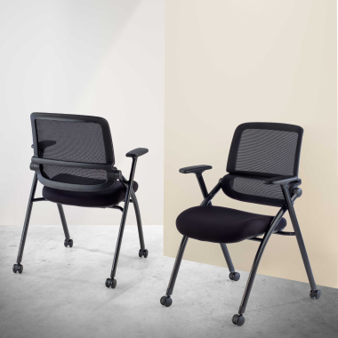 silla con pala negro silla con ruedas malla brazos moviles 8