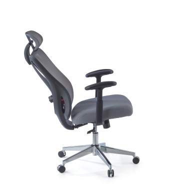 silla ergonomica gris matrix malla brazos moviles soporte lumbar reposacabezas 4