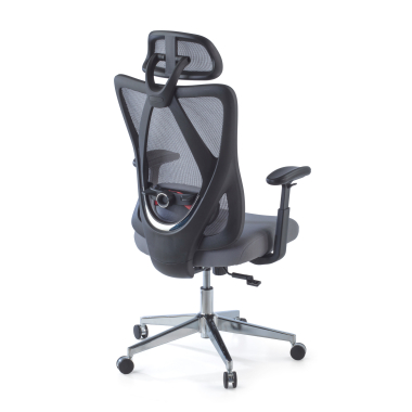 silla ergonomica gris matrix malla brazos moviles soporte lumbar reposacabezas 8