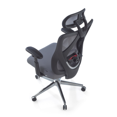 silla ergonomica gris matrix malla brazos moviles soporte lumbar reposacabezas 9