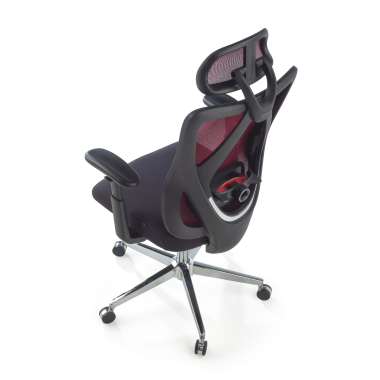 silla ergonomica rojo matrix malla brazos moviles soporte lumbar reposacabezas 8