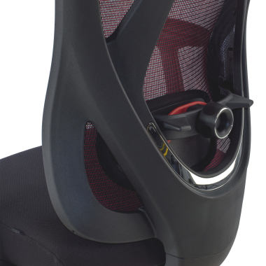 silla ergonomica rojo matrix malla brazos moviles soporte lumbar reposacabezas 5