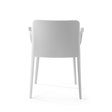 silla confidente blanco loop plastico brazos fijos 8