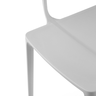 silla confidente blanco loop plastico brazos fijos 7