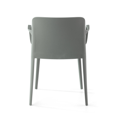 silla confidente verde loop plastico brazos fijos 7