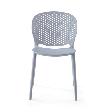 silla confidente gris tango plastico sin brazos 2
