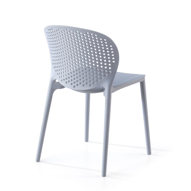 silla confidente gris tango plastico sin brazos 7
