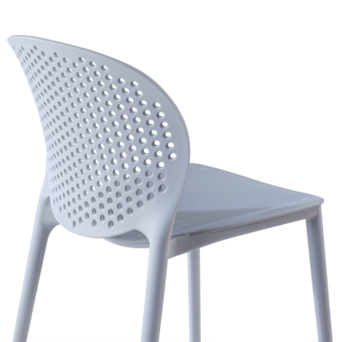 silla confidente gris tango plastico sin brazos 5
