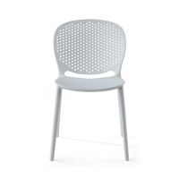 Silla de hostelería para exterior Tango, polipropileno reforzado