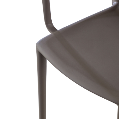 silla confidente gris omnia plastico brazos fijos 8