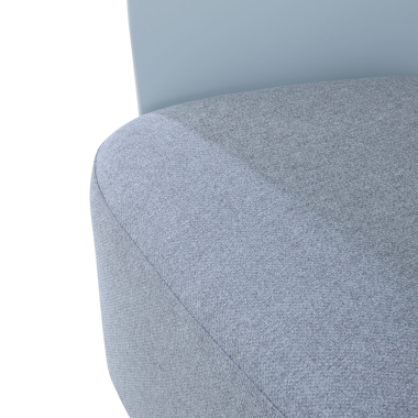 silla sala de espera blanco duomo tela brazos fijos 7