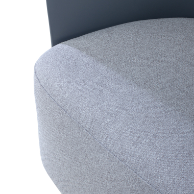 silla sala de espera gris duomo tela brazos fijos 6