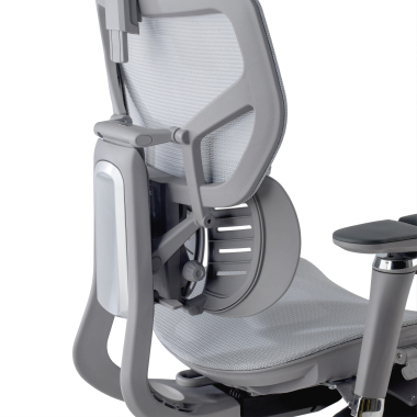 silla ergonomica gris erghos x3 malla brazos regulables 5d doble soporte lumbar reposacabezas 10