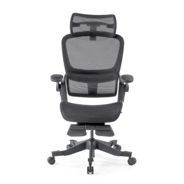 silla ergonomica negro erghos x1 malla brazos regulables 3d doble soporte lumbar reposacabezas 3