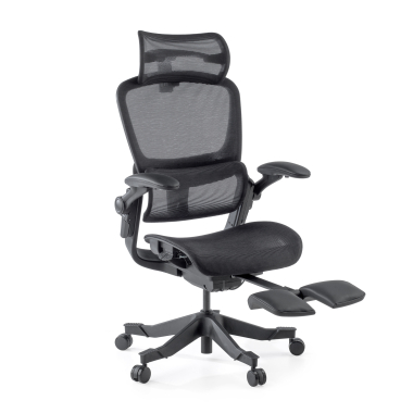 silla ergonomica negro erghos x1 malla brazos regulables 3d doble soporte lumbar reposacabezas 1