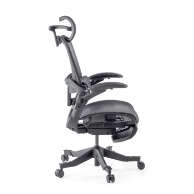 silla ergonomica negro erghos x1 malla brazos regulables 3d doble soporte lumbar reposacabezas 13