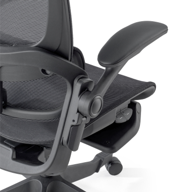 silla ergonomica negro erghos x1 malla brazos regulables 3d doble soporte lumbar reposacabezas 8