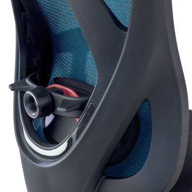 silla ergonomica azul matrix malla brazos moviles soporte lumbar reposacabezas 6