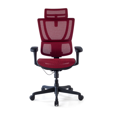 silla ergonomica rojo silla oficina malla brazos regulables 3d soporte lumbar reposacabezas 3