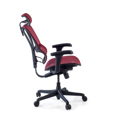 silla ergonomica rojo silla oficina malla brazos regulables 3d soporte lumbar reposacabezas 6