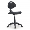 Taburete de trabajo MaxWork 41, con apoyapies, giratorio