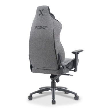 silla gaming gris forge tela brazos regulables 3d cojin lumbar y cervical reposacabezas 12