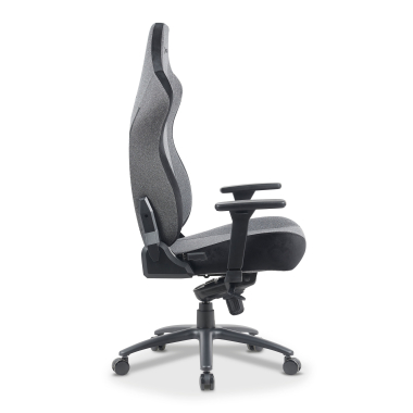 silla gaming gris forge tela brazos regulables 3d cojin lumbar y cervical reposacabezas 9