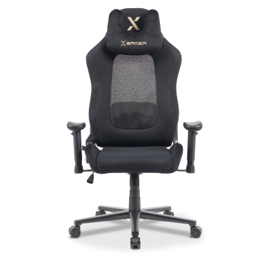 silla gaming negro vital tela brazos moviles cojin reposacabezas reposacabezas 3