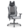 Silla gaming con masaje Vital, tela transpirable, brazos abatibles